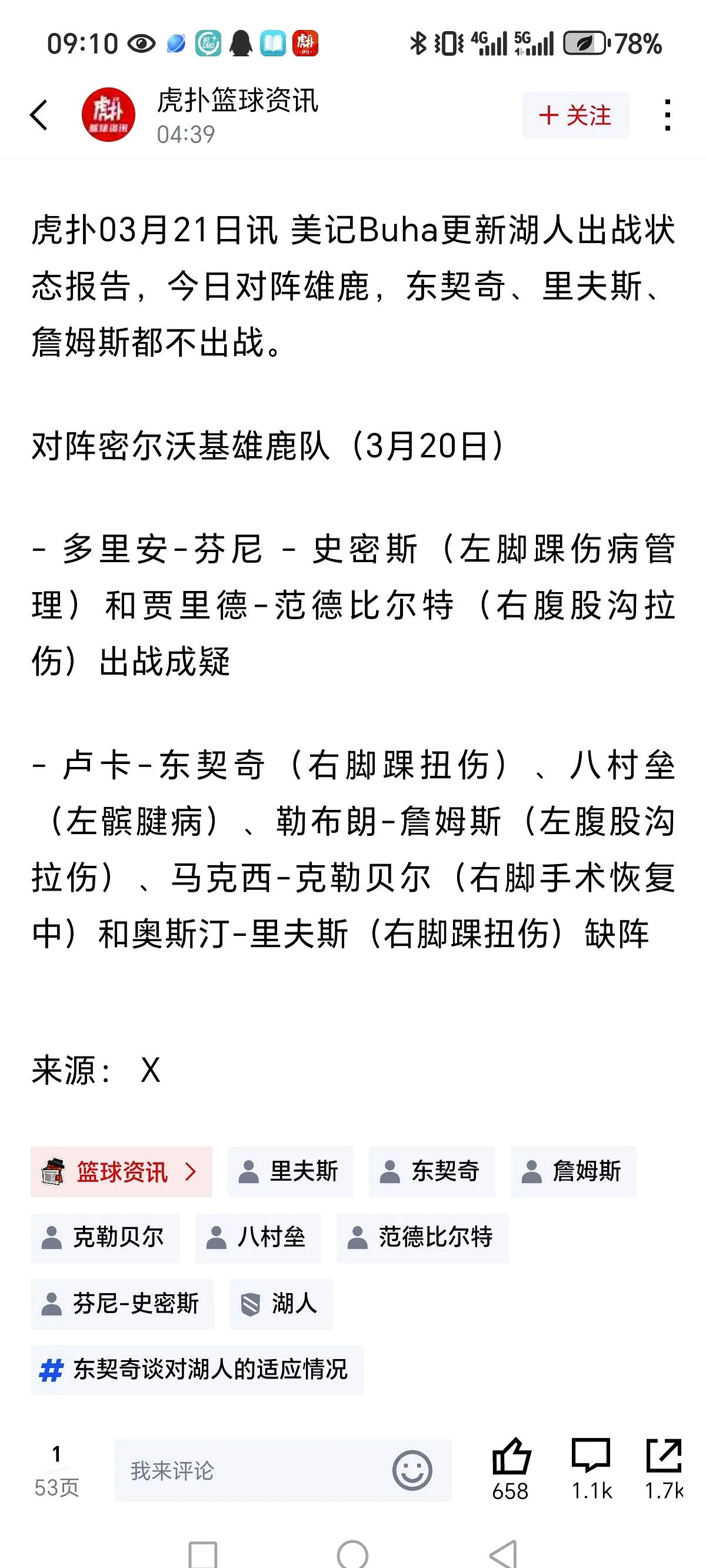 包含湖人引发争议！，萨拉赫官方宣布败北新规观众掌声雷动的词条